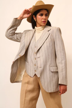 Conjunto colete + blazer Jane vintage - loja online