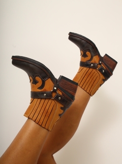 Bota western bicolor classica 37 na internet