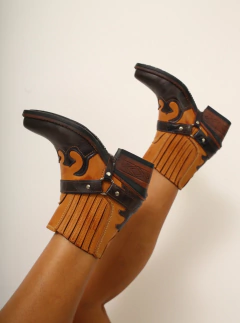 Bota western bicolor classica 37 na internet