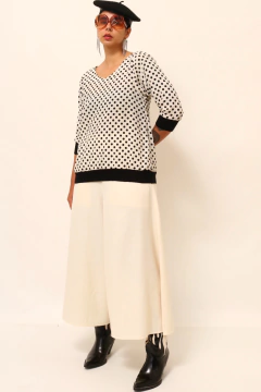 Imagem do Blusa poa 100 % poliester vintage