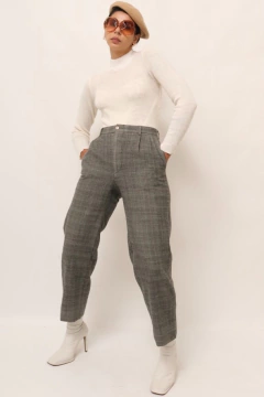 gola alta tricot branco vintage na internet