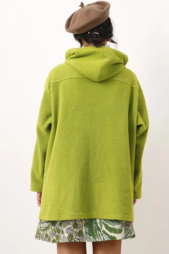 Imagem do Blusa Plush verde abacate capuz
