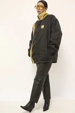 Jaqueta REANULT preta detalhe amarelo - comprar online