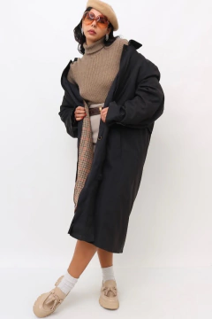 TRENC COAT RALPH LAUREN FORRO XADREZ LÃ - loja online