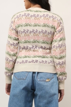 Pulôver em lã cropped color candy vintage - loja online