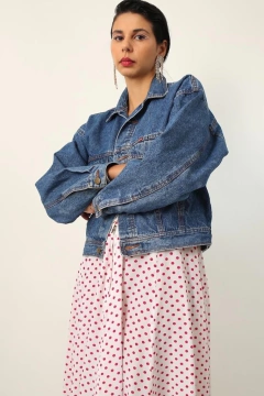 Jaqueta jeans cropped cowboy vintage - loja online