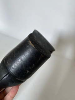 Imagem do Bota couro cano longo preta 38