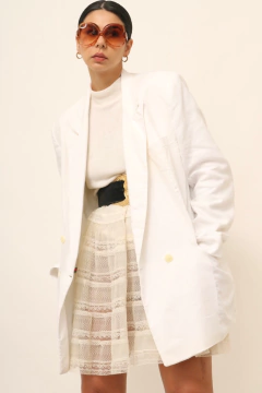 Blazer GUCCI estilo linho branco