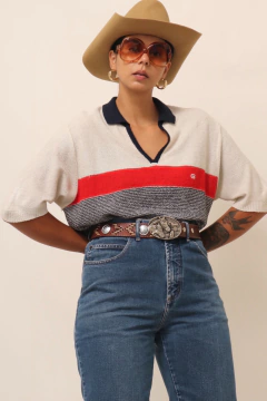 Calça jeans YSL vintage alta - Capichó Brechó