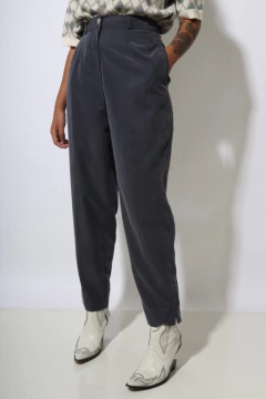 calça alfaiataria cintura mega alta vintage - comprar online