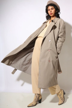 trench coat longo vintage castiel