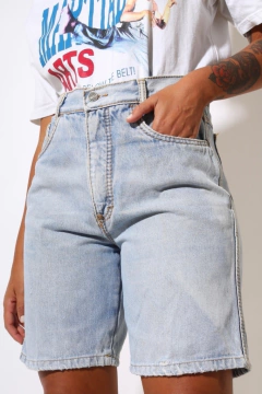 bermuda jenas cintura alta vintage - comprar online