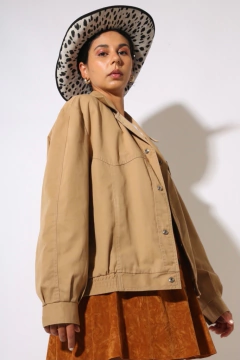 jaqueta Indiana Jones bomber forrada - Capichó Brechó