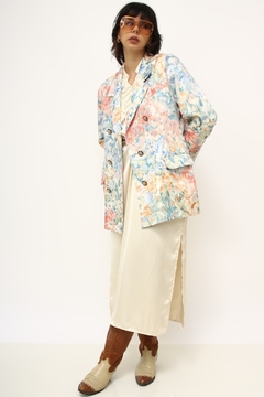 Blazer vintage flores france na internet