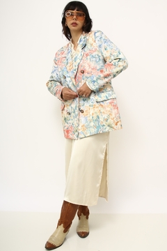 Blazer vintage flores france na internet