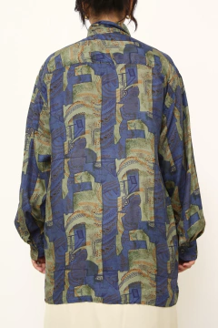 Imagem do CAMISA 100% SEDA vintage verde