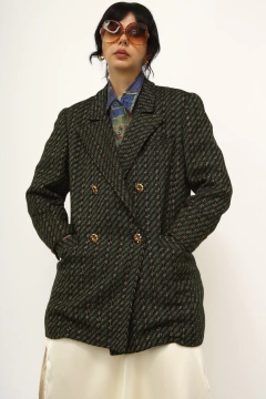 Blazer verde vintage forrado det dourado - comprar online