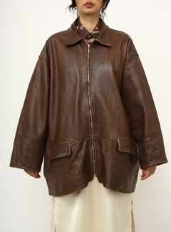 Maxi jaqueta couro Juliana MACUIR - comprar online