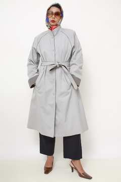 Trench Coat clássico azul J. Gallery na internet