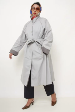 Imagem do Trench Coat clássico azul J. Gallery