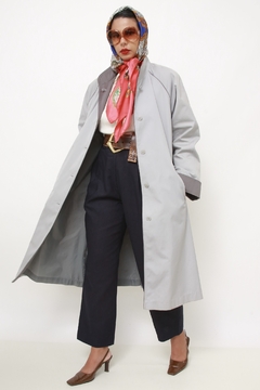 Trench Coat clássico azul J. Gallery na internet