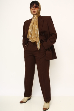 Imagem do Conjunto Blazer + CALÇA alfaiataria marrom