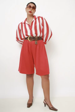 Imagem do Blusa poa vermelha vintage