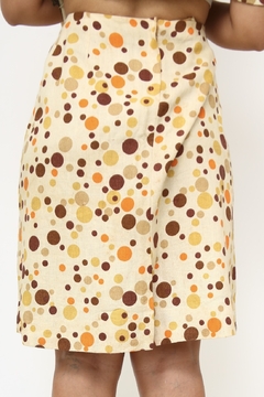 Conjunto poa linho Terninho + Saia na internet