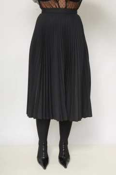 Saia plissada alfaiataria CORI - loja online