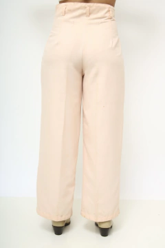 Imagem do Conjunto rosa blusa alongada + calça pantalona
