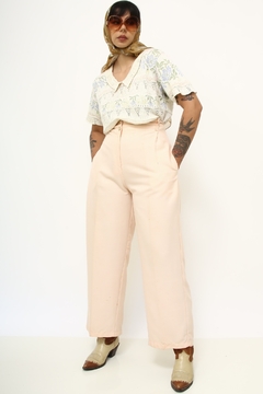 Blusa tricot vintage golinha flores