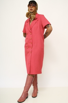Vestido rosa MAGI ROUFF - Capichó Brechó