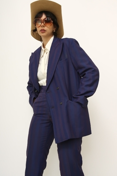 Conjunto roxo Blazer + Calça listras MAPPIN - comprar online