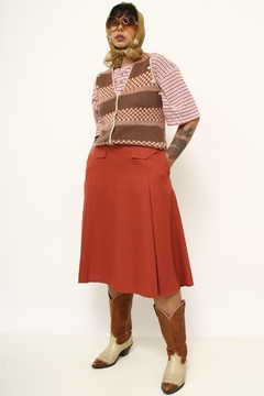 Colete vintage estampa - loja online