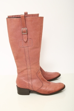 Imagem do Bota rosa montaria couro 38