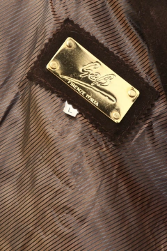 Blazer 100% couro marrom vintage na internet