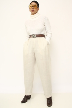 Calça linho cru vintage - loja online