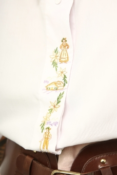 Camisa bordados camponeses GG