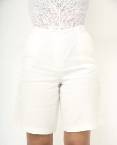 Shorts 100% linho vintage - Capichó Brechó