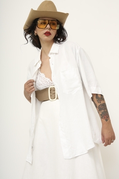 Camisa branca Rami com viscose vintage - comprar online