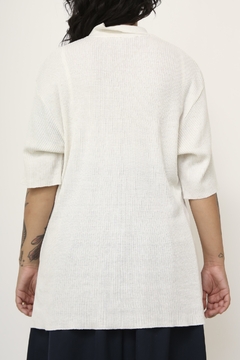 Polo textura vintage tricot - Capichó Brechó