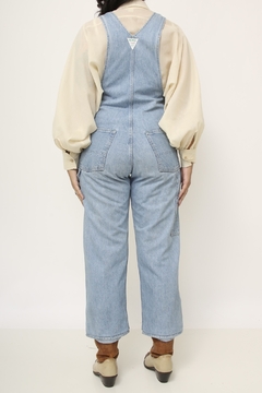 Macacão jeans jardineira vintage