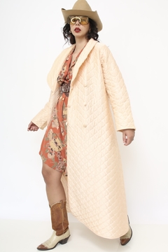 Robe matelasse rosa vintage