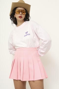 Blusa rosa manga longa logo ADIDAS ( NÃO É ORIGINAL)
