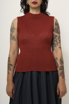 Tricot golinha telha vintage