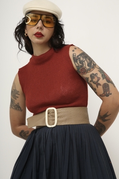 Tricot golinha telha vintage