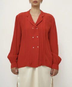 Camisa vintage classica vermelha