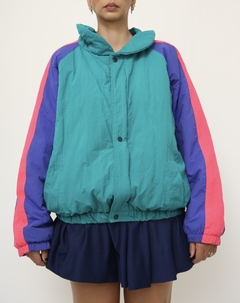 Jaqueta bomber bicolor 80´s - comprar online