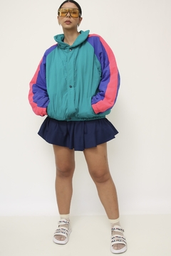 Jaqueta bomber bicolor 80´s - Capichó Brechó