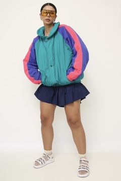 Jaqueta bomber bicolor 80´s - comprar online